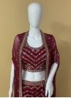Faux Georgette Indo Western - 3
